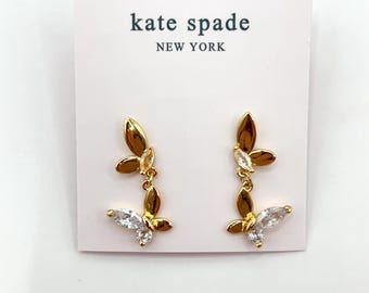 KS034-Kate Spade butterfly earrings