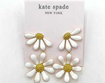 KS032-Kate Spade daisy earrings