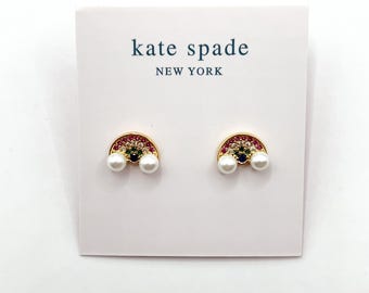 KS086-Kate Spade rainbow earrings