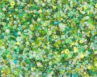 Glass Seed Beads 2mm 3mm 4mm Round Pony Beads Pack of 3000 Mixed Size