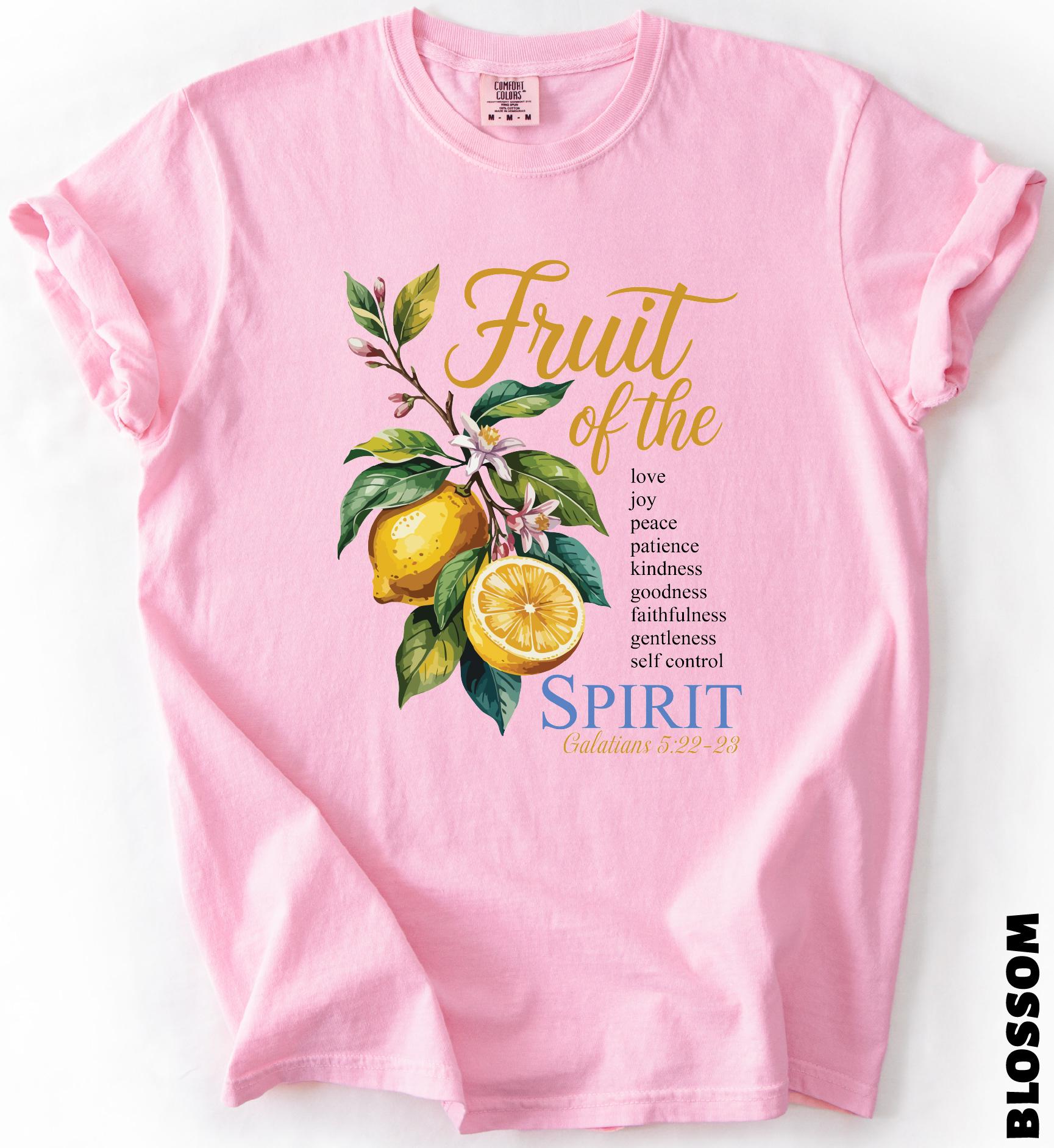 Fruit of the Spirit Christian Shirt, Trendy Youth Group Bible Verse Tee ...
