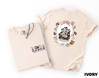 Back and Front Disney Pirate Cruise Shirt, Mickey And Friends Pirate Tshirt, Disney Family Matching, Pirate Party Tee, Mickey Pirate Sweater