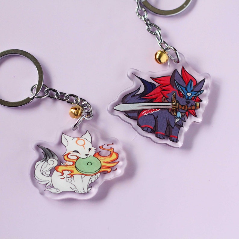 Chibi Amaterasu, Oki Okami Phone Charm image 1