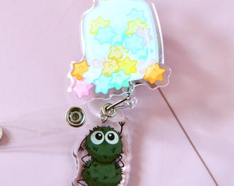 Reaching Candy Soots Retractable Badge Reel