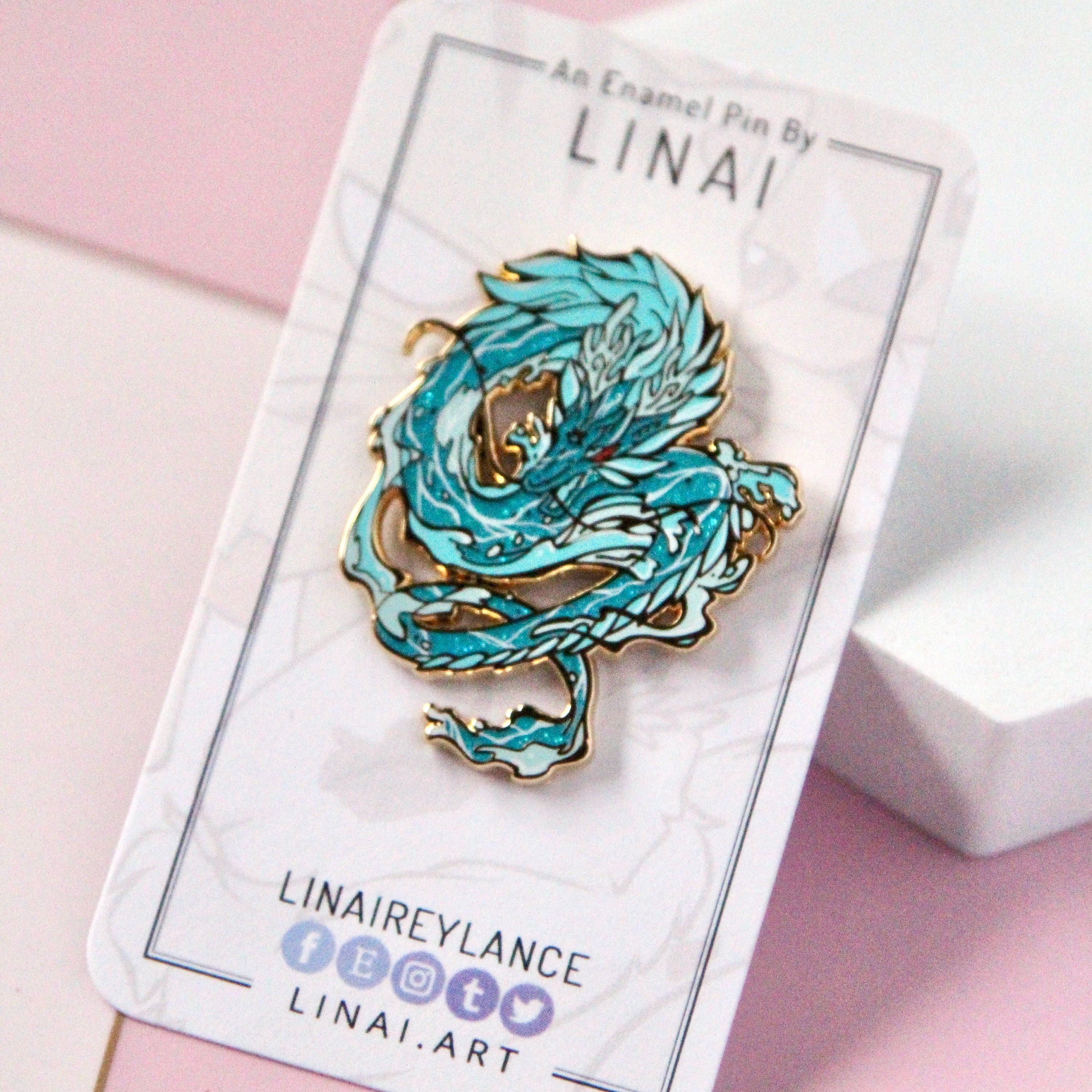 Dan Heng Imbibitor Lunae Dragon - Honkai Star Rail Enamel Pin