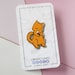 Orange Cat and Onigiri (Kyo and Tohru) - FB Enamel Pin 