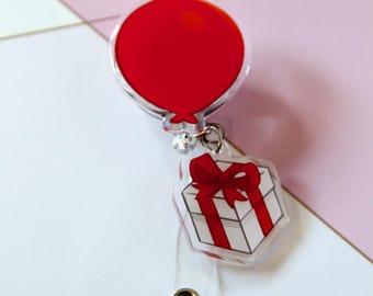 AC Balloon Present Retractable Badge Reel