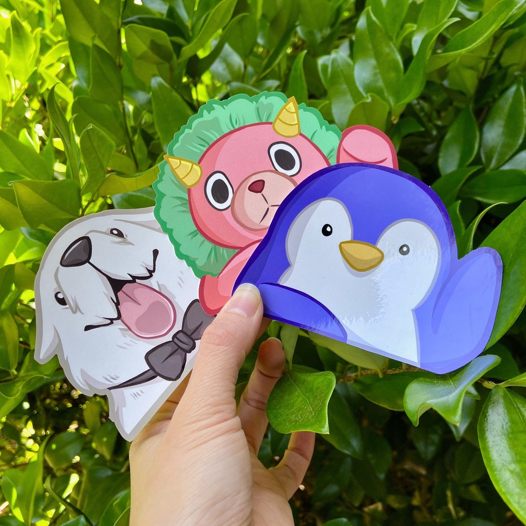 Dog, Chimera, Penguin SF Reusable Static Cling - Etsy