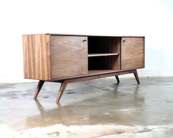 The "B-40" is a mid-century modern TV console. Ready to ship!