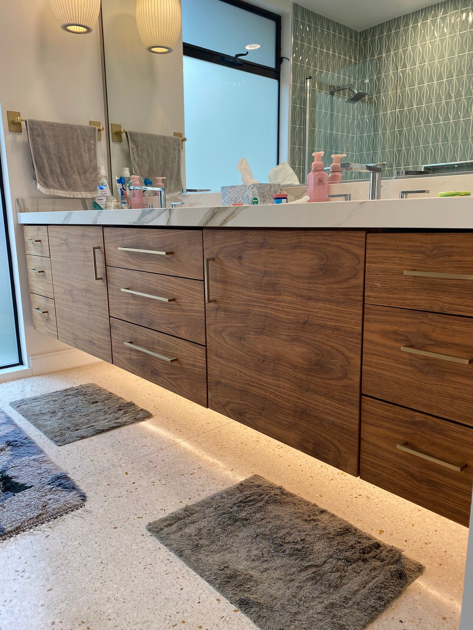Custom Mid Century Modern Vanity Modern Vanity Bathroom - Etsy