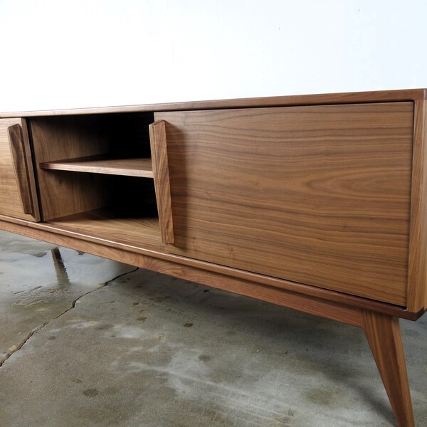 The "Ace" is a mid century modern TV console, record player pull out