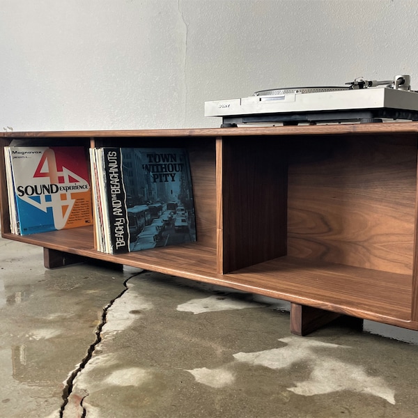 Mid Century Record Cabinet - Etsy