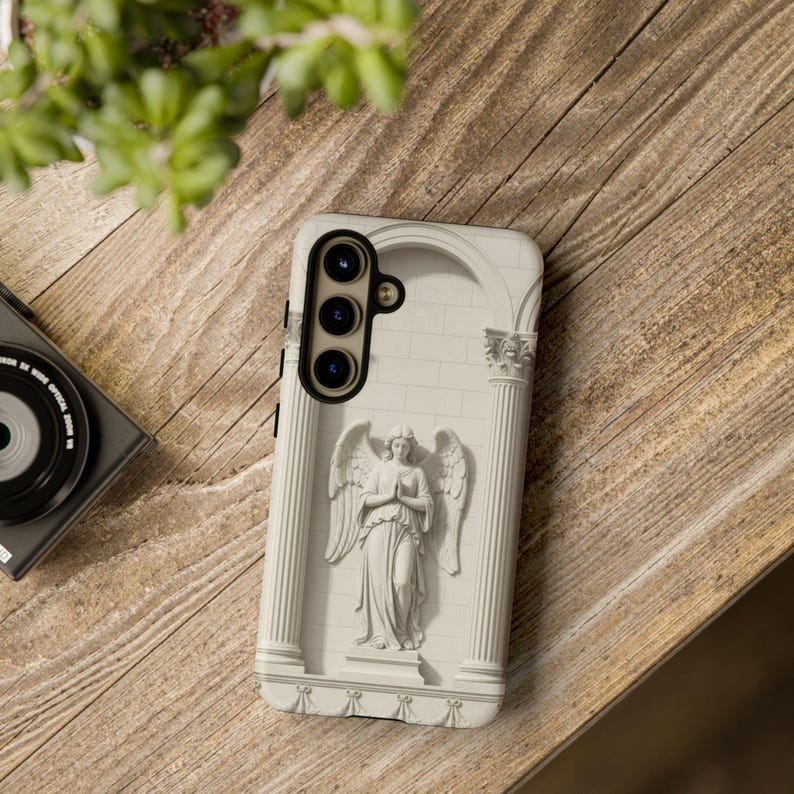 Bible Angel Phone Case, 3D Cartoon Angel Design for iPhone 11 12 13 14 ...