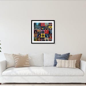 Photo inspiration: Picture Idea: Classic Rock Album Cover Art Collage Impasto Pop Art Digital