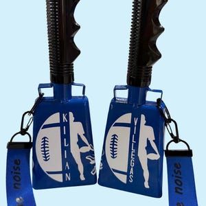 Custom Game Day Cowbell: Personalized Team Spirit Celebration Noise Maker
