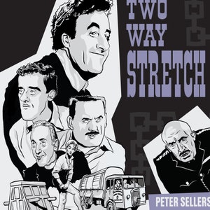 Two Way Stretch - Peter Sellers - Unofficial Fan Art - Movie Poster Pastiche 11 x 17&quot; Digital Print