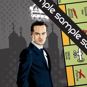 Sherlock - Inoffizielle Fan Art - Jim Moriarty - 11 x 17&quot; Digitaldruck