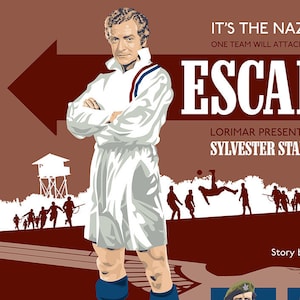 Escape to Victory - Fan Art - Movie Poster Pastiche 17 x 11" Digital Print