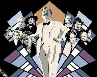 Hercule Poirot - Death on the Nile - Movie Poster Pastiche 17 x 11" Digital Print