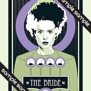 Elsa Lanchester - Unofficial Fan Art - The Bride of Frankenstein 11 x 17" Digital Print