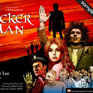 The Wicker Man - Fan Art - 17 x 11&quot; Digital Print