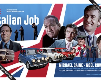 ミニミニ大作戦宣伝用映画ポスター＆DVDセット ミニミニ大作戦