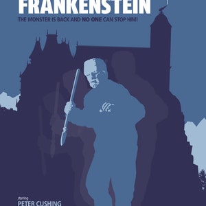 The Evil of Frankenstein - A Hammer Film Production - 17 x 11&quot; Digital Print