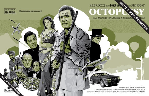 James Bond 007 Unofficial Fan Art Octopussy UPDATED 17