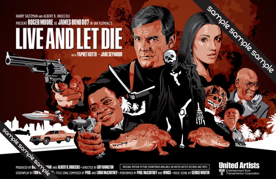 Buy James Bond 007 Unofficial Fan Art Live and Let Die 17 X Online in India - Etsy Buy James Bond 007 Unofficial Fan Art Live and Let Die 17 X Online in India - Etsy