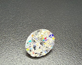 GRA Certified Oval Cut Moissanite VVS 1 D Color Loose Stone
