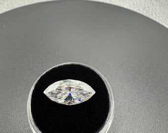 GRA Certified Marquise Cut Moissanite VVS 1 D Color Loose Stone