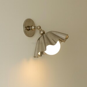 Vintage Brass Ruffle Wall Sconce Pair with Globe Glass, Mid Century Flower Shade Wall Light
Mid Century Modern Brass Wall Sconce Pair with Globe Glass, Italian Style Handmade Wall Lamp
Vintage Flower Wall Sconce Pair, Brass Ruffle Shade with Globe Glass, Bedroom Hallway Light
Italian Style Brass Wall Light Pair with Globe Glass, Mid Century Handmade Wall Sconce
Brass Ruffle Wall Sconce Pair with Globe, Vintage Mid Century Wall Light for Bedroom Hallway 
Wall Sconce Wall Light Wall Lamp Fixture