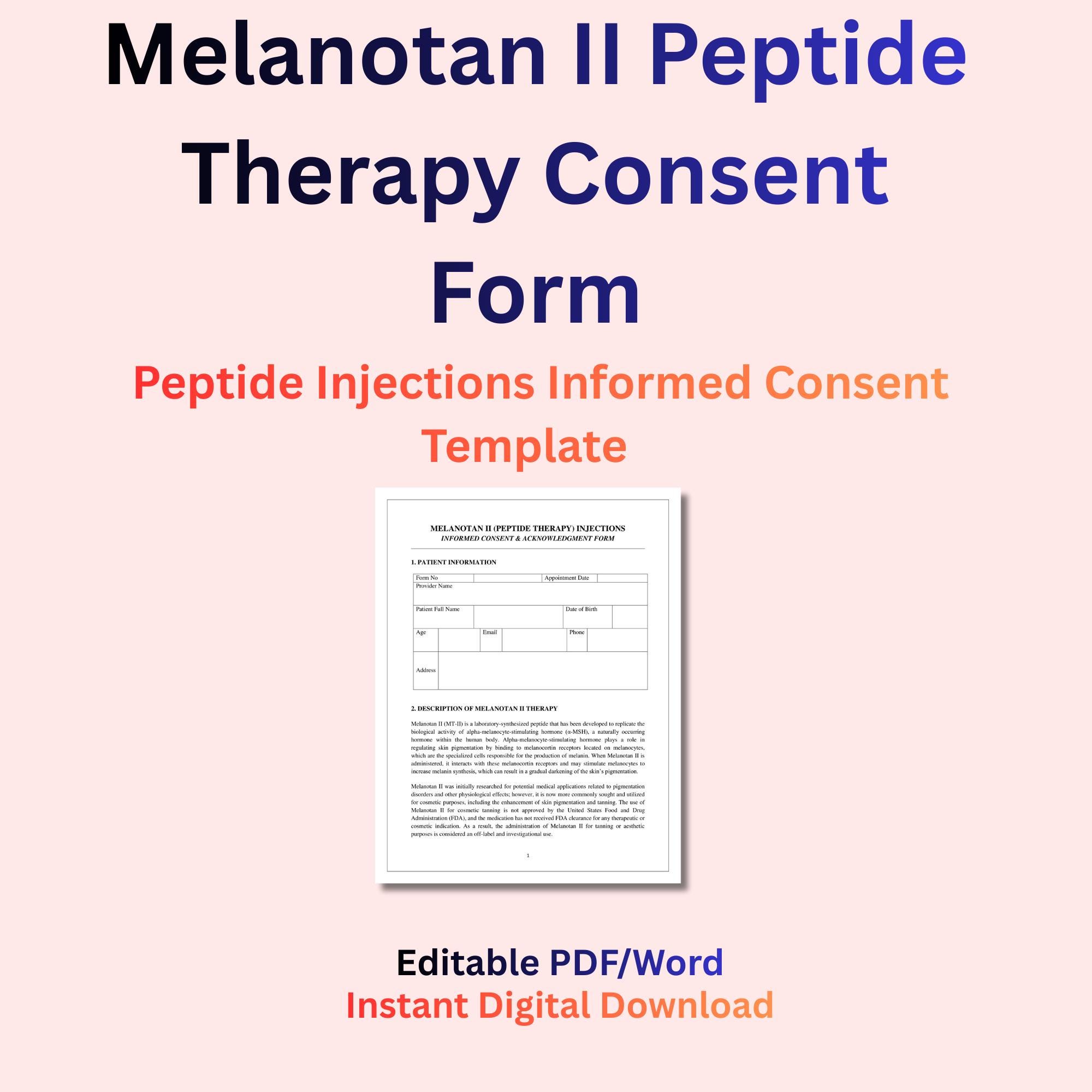 easy tan melanotan Melanotan (MT)-II | Melanocortin Receptor Agonist main image 1