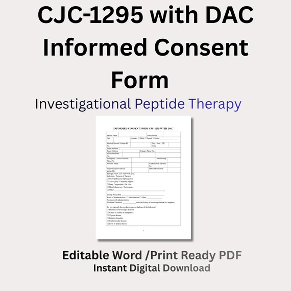 cjc-1295 ipamorelin contraindications CJC-1295 with DAC Informed Consent Form