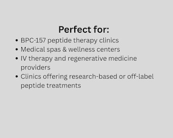 bpc 157 peptide therapy cost clinic BPC-157 Injection Informed Consent Form Template | Waiver for Clinics & Medspas FOLIC ACID B12 INJECTION