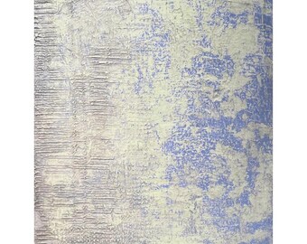 Pintura abstracta original, 11 x 14 pulgadas, pintura verde, pintura azul, pintura texturizada, pintura moderna, arte para pared, arte moderno