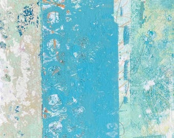 Pintura abstracta sobre papel, pintura de calaveras y huesos, pintura acrílica, pintura moderna, arte de Halloween, arte de calaveras y huesos, pintura de Halloween