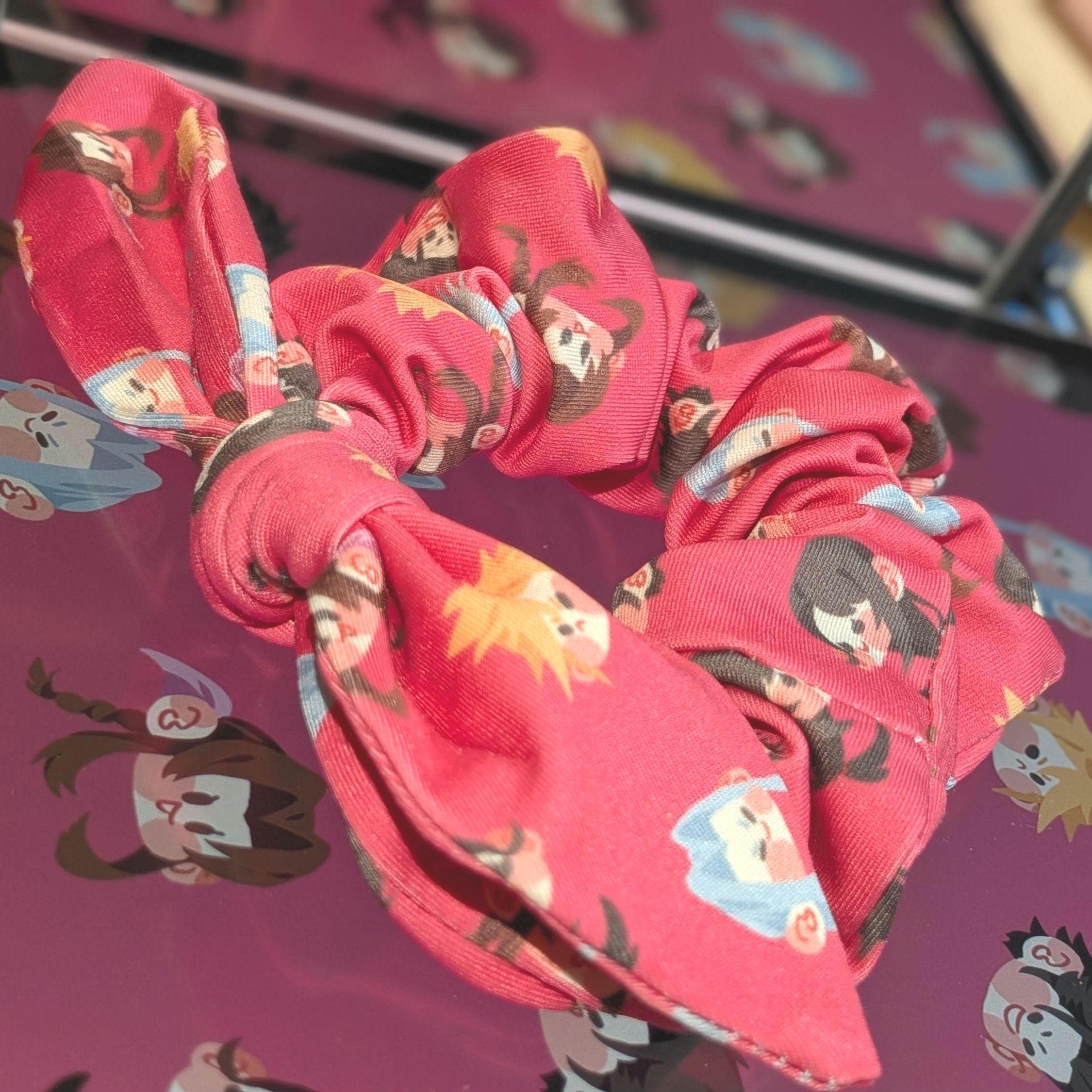 Final Fantasy VII/ FF7 FFVII | Scrunchie Hair Tie Ribbon | Aerith