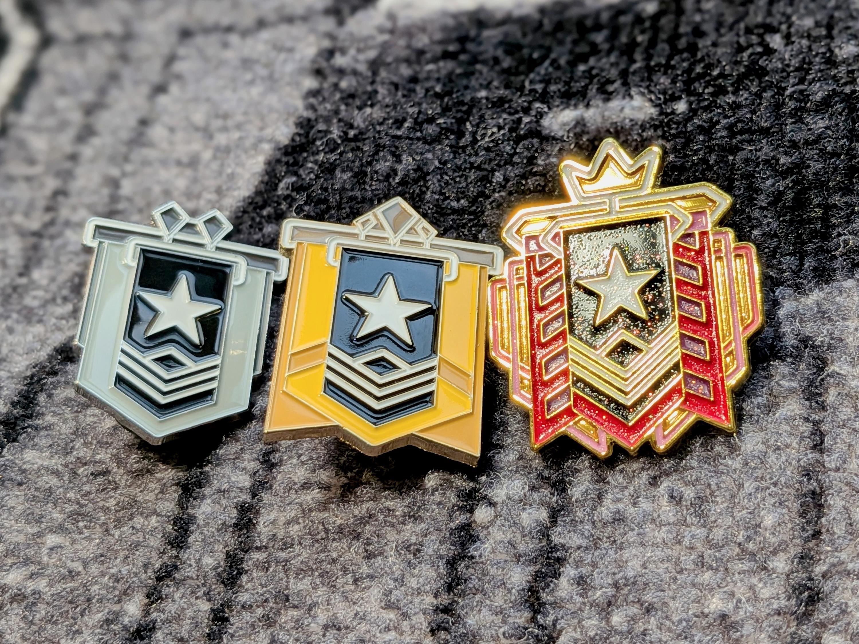 R6 siege rank badges - Etsy 日本