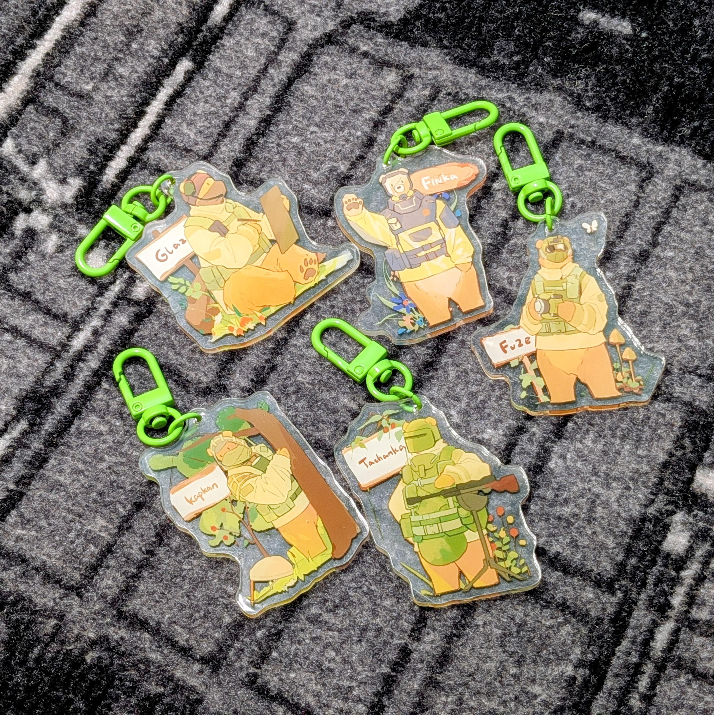 Rainbow six siege charm - Etsy 日本