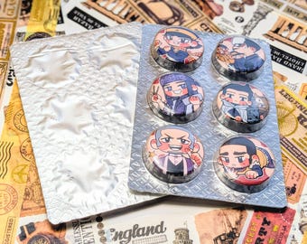 ゴールデンカムイ 鶴見中尉 ハート ピンバッジ - Etsy 日本
