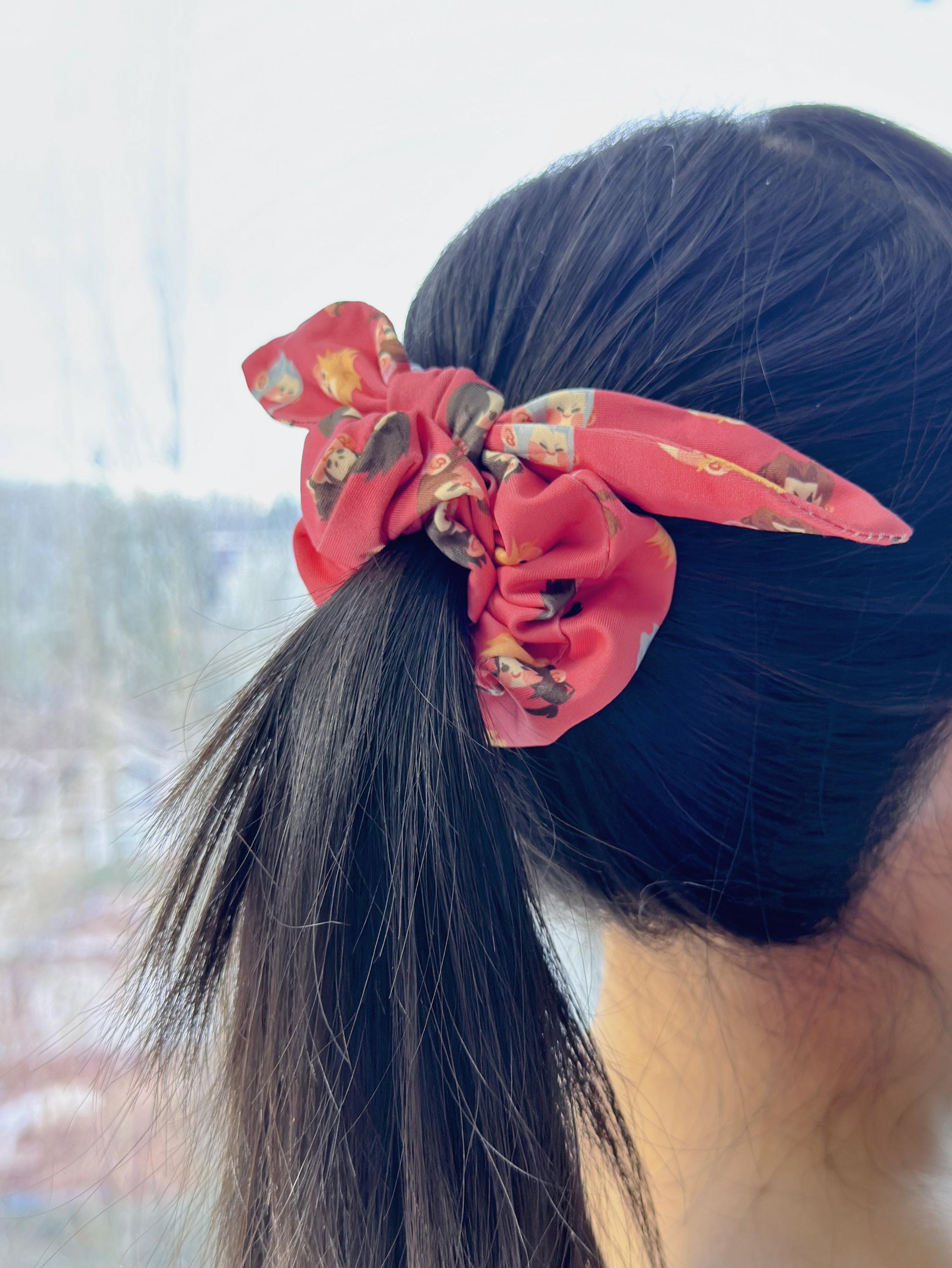 Final Fantasy VII/ FF7 FFVII | Scrunchie Hair Tie Ribbon | Aerith