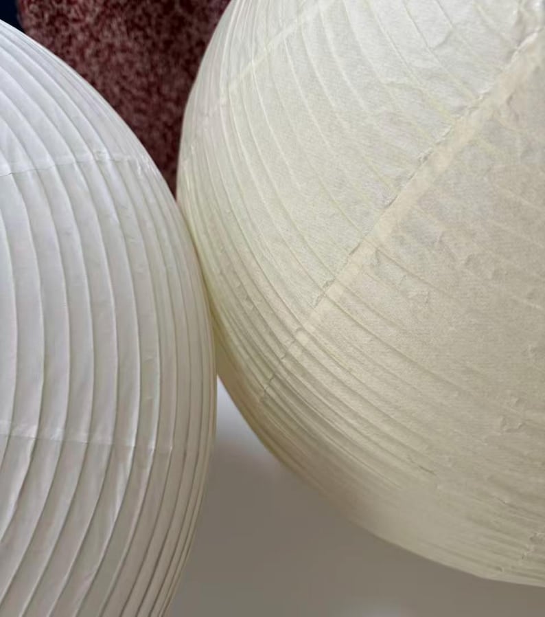 和紙ランタンランプシェード - モダンな北欧風ペンダントライト、UFOシェード 画像 9