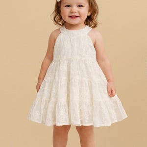 Toddler Girl Cream Dress - Etsy Toddler Girl Cream Dress - Etsy