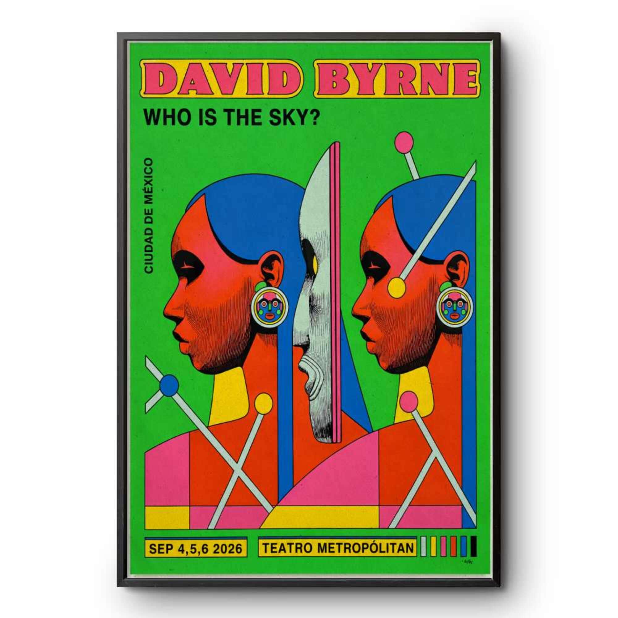 David Byrne Tour Poster - Etsy