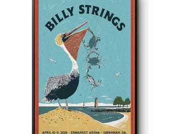 ビリー・ストリングス　2026年4月10日～11日　ジョージア州サバンナ　ポスター