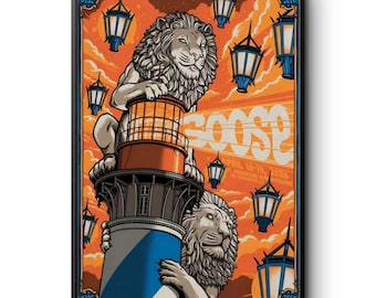 Cartel de la gira de Goose en St. Augustine, Florida, del 18 al 19 de abril de 2026