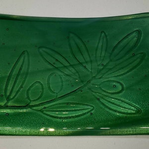 Handmade Fused Glass Soap Dish