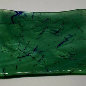 Handmade Fused Glass Soap Dish