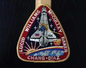 80's NASA Patch. 1989 Atlantis patch 4.5 inch. STS 34.  Vintage large original